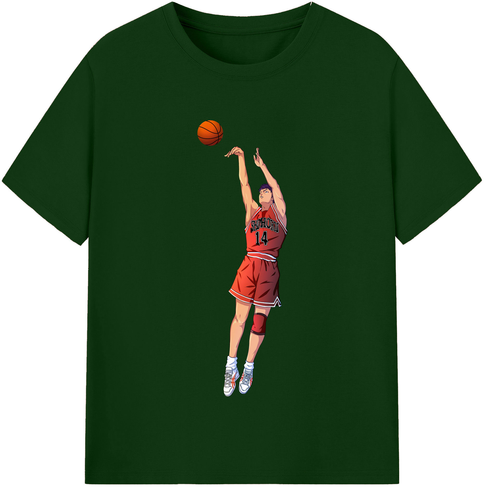 （画像用） SLAM DUNK／スラムダンク 綿100％半袖Tシャツ（フロントプリント）